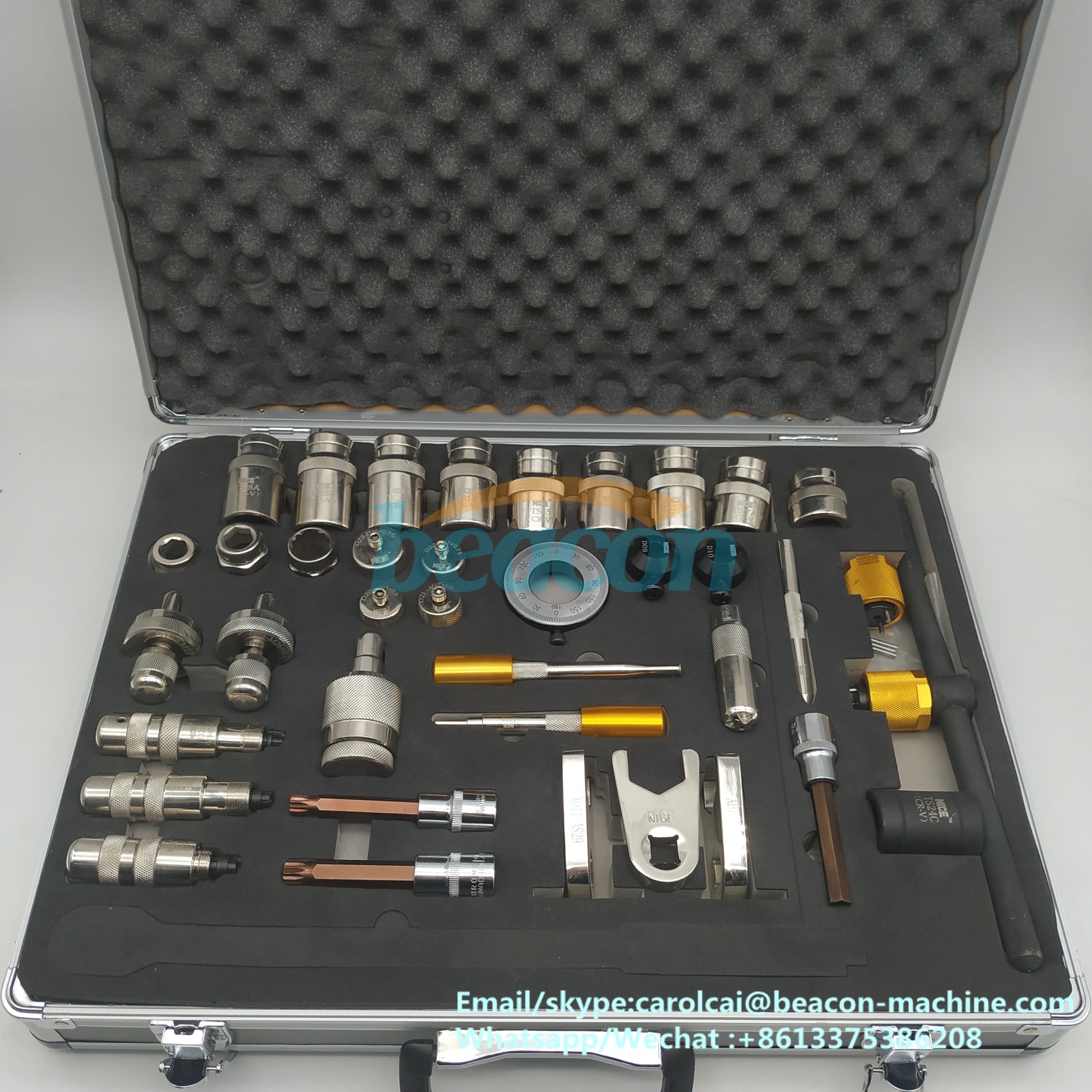 Sobre las 38pcs común carril diesel inyectores kit de herramientas de reparación