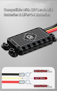 Gestor de Baterías de Motocicleta Kewig con Detección Inteligente, 12V, Plomo-Ácido, Litio-Ferrofosfato, Varios Chips para Accesorios - Product Image 4