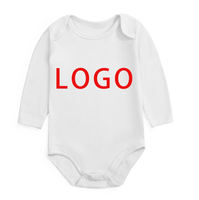 Combinaisons pour bébés nouveau-nés à manches longues, impression graphique personnalisée, coton peigné, barboteuse pour bébé pour l'automne et l'hiver, vêtements pour nourrissons