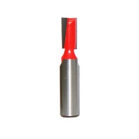 Fresa recta de carburo de 2 filos con vástago de 6 mm para madera, para fresado CNC