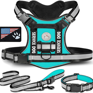 No Pull <strong>Dog</strong> <strong>Harness</strong>, No Choke <strong>Front</strong> <strong>Lead</strong> <strong>Dog</strong> Reflective <strong>Harness</strong>, Adjustable Soft Padded Pet Vest with Easy Control - Product Image 5