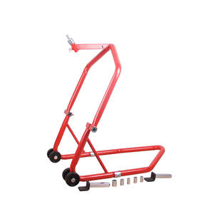 LEE-DING Support de levage trois étoiles pour <span class=keywords><strong>moto</strong></span>, pour roue avant, dispositif de fixation pour stationnement et outil d'entretien, double usage avant/arrière, 750LBS - Product Image 1