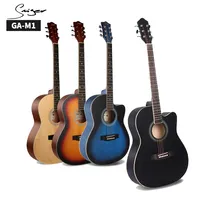 중국 공장 OEM 브랜드 도매 40 41 인치 린든 탑 매트 저렴한 초보자 학생 어쿠스틱 기타