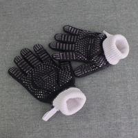 Barbecue professionnel en aramide résistant au feu en Silicone résistant à la chaleur four BBQ isolé gants de Barbecue pour la cuisine