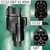 Adaptateur de charge rapide pour voiture électrique DC, adaptateur de charge CCS2 GBT, adaptateur CCS2 vers GBT
