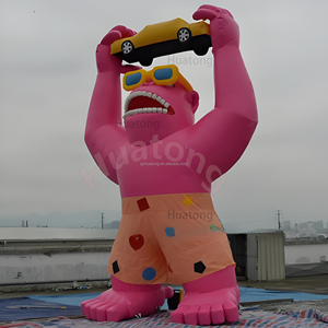 Gorille gonflable <span class=keywords><strong>géant</strong></span> personnalisable en PVC, ballon publicitaire gonflable, modè<span class=keywords><strong>le</strong></span> d'animal de dessin animé gonflable pour la décoration - Product Image 3
