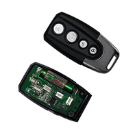 Télécommande universelle LED de remplacement, clonage 433,92 MHz, métal, pour garage/porte, apprentissage/code fixe, duplicateur 50-100m