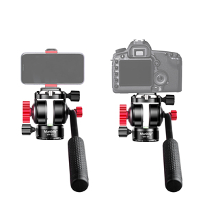 Nuovo Treppiede con Testa Fluida Manbily VH-01, Supporto per Fotocamere DSLR e Videocamere, con Piastra a Sgancio Rapido - Product Image 4