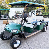Le moins cher 6 8 10 places essence essence Golf Buggy véhicules chariot Power Glide Golf Buggy 48V électrique batterie au lithium voiturette de Golf