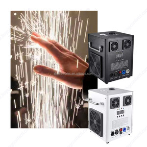 Macchina per Scintille Fredde DMX 600W - Decorazioni Portatili in Metallo <span class=keywords><strong>a</strong></span> <span class=keywords><strong>Tema</strong></span> Romantico per DJ, Matrimoni, Club ed Eventi - Product Image 2