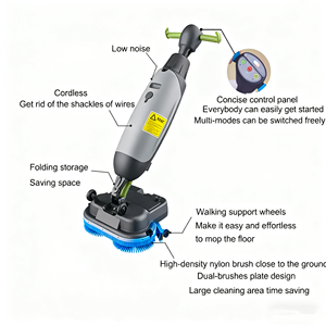 Commercial Brushless Compact Tile Marble Mop Automatic Hand Held Floor Machine for Household Hotel - Product Image 4