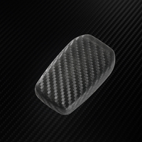 Vente chaude Noir Doux Carbone look élégant Voiture Clé housse Porte-Protection pour Toyota