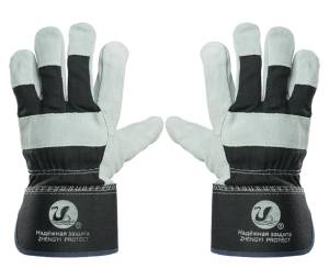 Guanti da Lavoro in Pelle Bovina di Alta Qualità, Anti-Impatto e Anti-Calore, Lunghezza 26cm, per Mani, Produttore ed Esportatore - Product Image 1