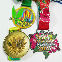 Fabrication sur mesure de médailles métalliques circulaires, badges métalliques, trophées et médailles d'honneur pour les sports