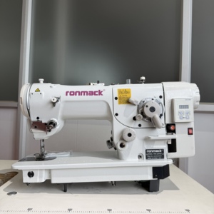 จักรเย็บผ้าอุตสาหกรรม RONMACK RM-2284D แบบไดเร็คไดร์ฟ ความเร็วสูง แบบเตียงราบ ควบคุมด้วยมือ สำหรับงานเย็บซิกแซก เหมาะสำหรับโรงงานเสื้อผ้า - Product Image 2