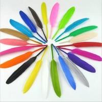 Plume d'oie mixte pour les arts artisanat bricolage stylo aile coiffure Costume chapeau accessoire de cheveux carnaval fête mariage maison noël