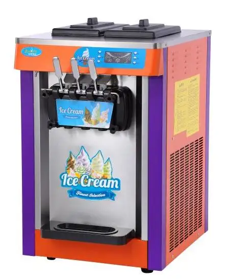 Astar Popular Commercial 3 Flavor Soft Ice Cream Machine 20L lower price with good quality