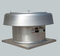 Ventilateurs de toit de Ventilation d'échappement à flux axial de lame en aluminium industriel AC 380V pour le restaurant de refroidissement d'entrepôt certifié ROHS