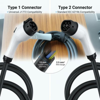 Câble de recharge rapide pour véhicules électriques, fournisseur OEM, protection IP65, avec fonction Plug and Play pour l'infrastructure de recharge en Asie du Sud-Est