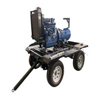 Mini générateur marin chinois 5kw Diesel avec AVR 6kw 60hz 220v 3 phases Générateur diesel électrique Petite taille