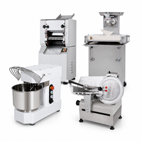 Machine à nouilles commerciale semi-automatique électrique en acier inoxydable avec réglage de la largeur et de l'épaisseur, moteur 110V/220V/380V