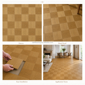 Parquet <span class=keywords><strong>de</strong></span> lujo personalizado <span class=keywords><strong>de</strong></span> fábrica, tablas <span class=keywords><strong>de</strong></span> <span class=keywords><strong>madera</strong></span> para interiores modernos con certificación CE - Product Image 5