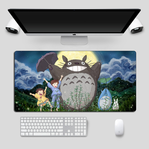 Phim Hoạt Hình Tonari No <span class=keywords><strong>Totoro</strong></span> Dễ Thương Anime 80X40Cm Lớn Gaming Mousepad Gamer Otaku Khóa Cạnh Cho Bàn Phím Máy Tính Mat - Product Image 4