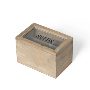 Boîte de paquet de <span class=keywords><strong>graines</strong></span> de jardinière d'herbes en bois boîte de jardinière en bois de ferme rectangulaire boîte de <span class=keywords><strong>graines</strong></span> en bois - Product Image 4