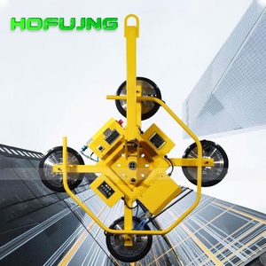 Grue de levage à ventouse électrique Hofujng facile à utiliser pour le chargement de verre de mur-rideau avec une capacité de 400 kg pour tôles métalliques - Product Image 2