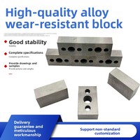 Blocs anti-usure en carbure cémenté, carbures cémentés tungstène-cobalt, blocs de positionnement perforés, calibres non standard, moules, machines