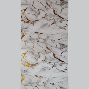 Panel de Pared <span class=keywords><strong>para</strong></span> Ducha de PVC Golden Galaxy Marble de 1/1.2m, Panel Decorativo <span class=keywords><strong>para</strong></span> Baño con Acabado UV Impermeable de la <span class=keywords><strong>Mejor</strong></span> Calidad - Product Image 2