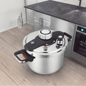 Cuisinière à pression commerciale en acier inoxydable de haute qualité, équipement de cuisine écologique avec poignée pliable - Product Image 3