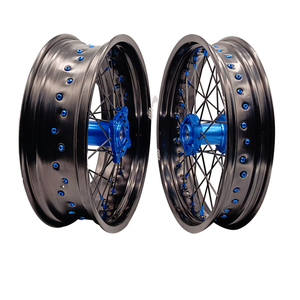 <span class=keywords><strong>WR</strong></span> YZ <span class=keywords><strong>125</strong></span> 250 450 Cc Jantes Noires Moyeu Bleu Hors Route Moto Motard <span class=keywords><strong>Supermoto</strong></span> Roues pour YAMAHA - Product Image 5