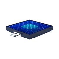 Miroir de piste de danse 3D interactif Infinity led, éclairage en verre, piste de danse pour discothèque, lumière tactile, MK-LD03D