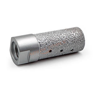 OEM 1 "* 2" 25*50mm 5/8 "-11 M14mm meule diamantée brasée sous vide roue de tambour de polissage <span class=keywords><strong>pour</strong></span> granit, <span class=keywords><strong>marbre</strong></span>, béton et <span class=keywords><strong>pierre</strong></span> - Product Image 1