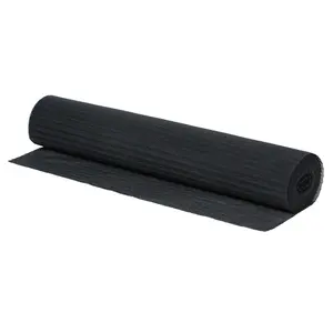 친환경 36 "X60' 블랙 논슬립 디스플레이 케이스 라이너, 슈퍼마켓용 PVC 선반 라이너
