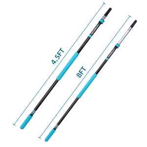 EXTENTOOL Poteau d'extension télescopique polyvalent en aluminium à haute portée, léger et universel, à torsion sur pointe métallique extensible - Product Image 3
