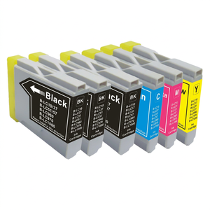 Cartouches d'encre compatibles Brother LC970 DCP135C 235C 150C 260C, couleur noire, haute capacité pour imprimante - Product Image 1