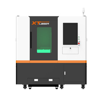 Machine de découpe laser à fibre de petite taille XT LASER, 4 axes CNC, logiciel Cypcut, refroidissement par eau, haute productivité AI/LAS/PLT