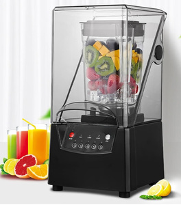 Máquina de Smoothies Comercial Automática Multifuncional Insonorizada y Cubierta, Máquina de Smoothies de Alta Potencia para Triturar Hielo - Product Image 3
