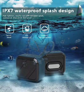 ลำโพงมินิสำหรับมอเตอร์ไซค์ พกพาสะดวก ใช้งานกลางแจ้งได้ กันน้ำระดับ IPX6 เหมาะสำหรับสวน - Product Image 3