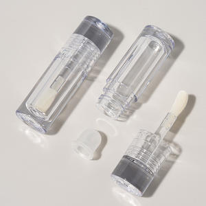 Tube de brillant à lèvres PETG 6 ml à paroi épaisse, transparent, avec grand applicateur, fabriqué sur mesure par une usine chinoise – Emballage mignon et original - Product Image 3