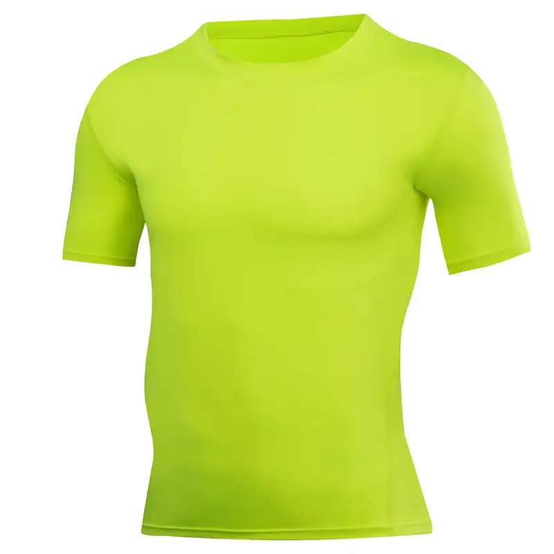 New fitness clothes men's t-shirt men's sports running training quick-drying short-sleeved manufacturers