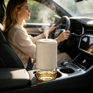Diffuseur d'huiles essentielles portable de luxe personnalisé, rechargeable par USB, mini, sans eau, pour <span class=keywords><strong>voiture</strong></span> et maison - Product Image 1