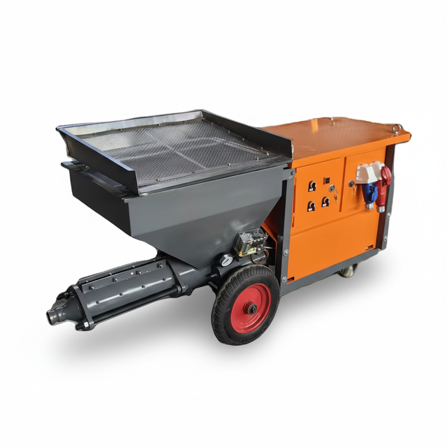 711  Multi-functional Pump Concrete Plastering  Wall Plastering Machine  Made in China Mortar Spraying Machine 7.5 kW 380V