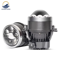 Nouveau phare antibrouillard LED pour voiture, 3 pouces, trois couleurs, blanc, laser, étanche, faisceau haut/bas, tout-en-un, ultra-lumineux, 55W, H11, 12V