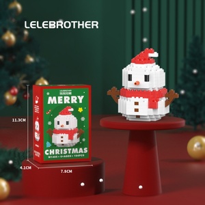 Bloques de Construcción de Figuras de Anime, Ladrillos de Plástico Duradero, Juguetes Educativos, Regalos Navideños de Santa Claus, Rompecabezas de Ensamblaje - Product Image 6