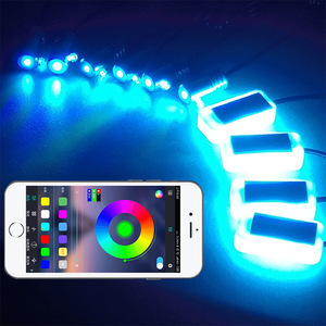 Yosovlamp, luces LED RGB ambientales para salpicadero automotriz, luces decorativas que cambian de Color de uno a diez para Golf y Versa <span class=keywords><strong>Interior</strong></span> - Product Image 4