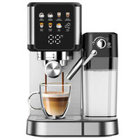 Cafetera Espresso Anbolife Thermoblock de 20 Bares con Tanque de Leche Desmontable de 500 ml y Control de Temperatura NTC OEM