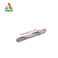 Foret long 6D/8D/10D liquide de refroidissement longueur étendue outil de trou profond indexable centrant le foret en U